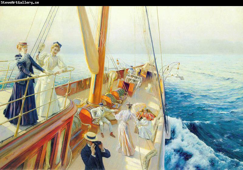 Julius LeBlanc Stewart Yachting in the Mediterranean